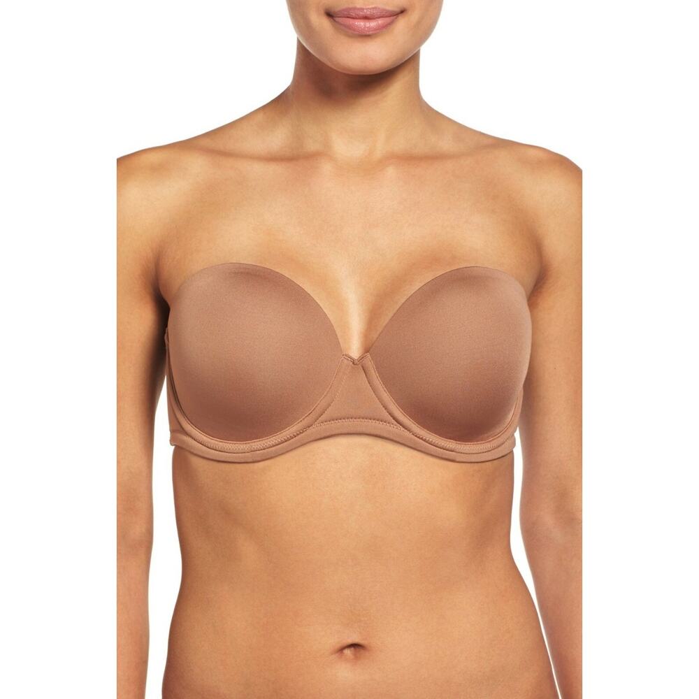 Wacoal Red Carpet Strapless Bra Size 42H Brown